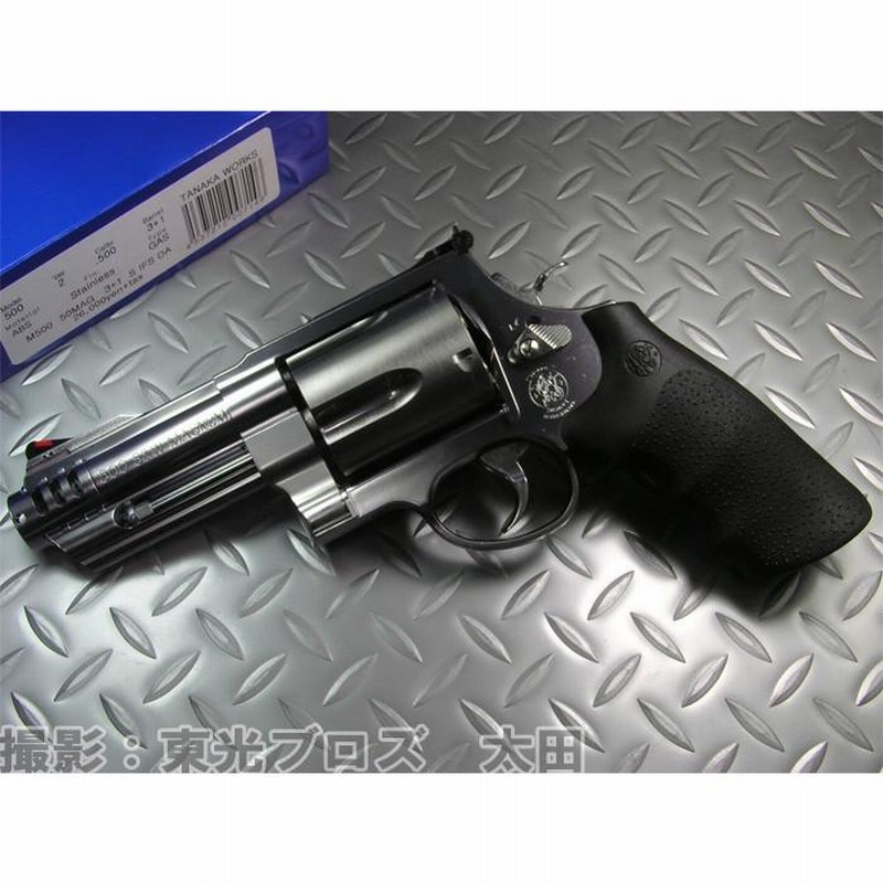 タナカ S&W M500 3＋1インチ ペガサスガスリボルバー tanaka - ミリタリー