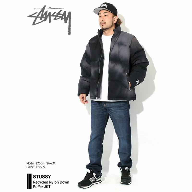 在庫処分アウトレット stussy RECYCLED NYLON DOWN PUFFER