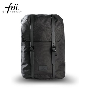 *挪威Frii Retro 30L系列 輕量護脊書包-武士黑