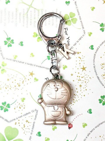 【震撼精品百貨】Doraemon 哆啦A夢 Doraemon鑰匙鎖圈-英文字母K#10723 震撼日式精品百貨