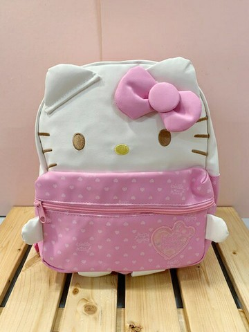 【震撼精品百貨】Hello Kitty 凱蒂貓 Sanrio HELLO KITTY後背包-造型粉點#88854 震撼日式精品百貨