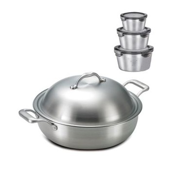 SanYeh三葉頂級316不鏽鋼健康概念養生30cm萬用鍋