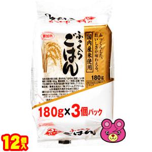 こめじ ドリームズファーム ふっくらごはん 180g×3P×12個入 ／食品