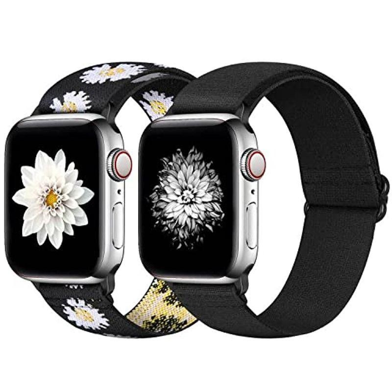 ナイロン弾性バンドは Apple Watch 41mm 40 mm 38 mmに適用され