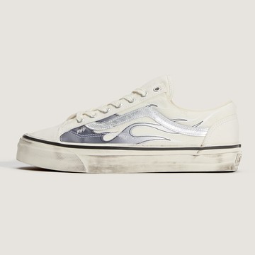 Premium LX Old Skool 36 火焰米白色滑板鞋