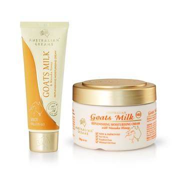 【G&M】MKII金蓋山羊奶養護滋潤霜套組(1入組 100g/瓶+250g/罐)