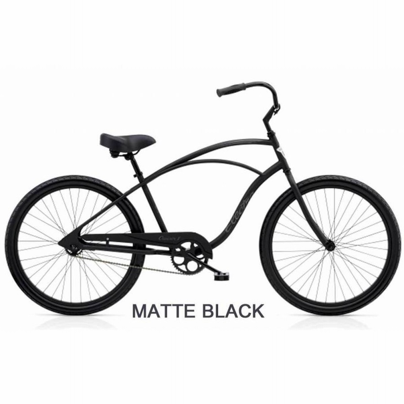 自転車 ELECTRA CRUISER-1-MatteBlack エレクトラ ビーチクルーザー 26