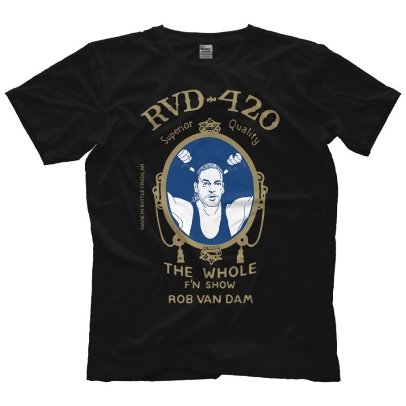 RVD ロブ・ヴァン・ダム Tシャツ「ROB VAN DAM RVD CBD Tシャツ ...