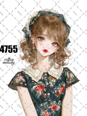 original sticker no.4755 人物貼紙 原創貼紙 獨創人物貼紙 裝飾貼紙 cotton melody