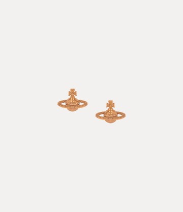 Vivienne Westwood Farah Earrings Pink Gold Brass Women