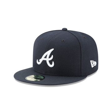 NEW ERA 男女 59FIFTY MLB 球員帽 勇士 海軍藍 NE70361058