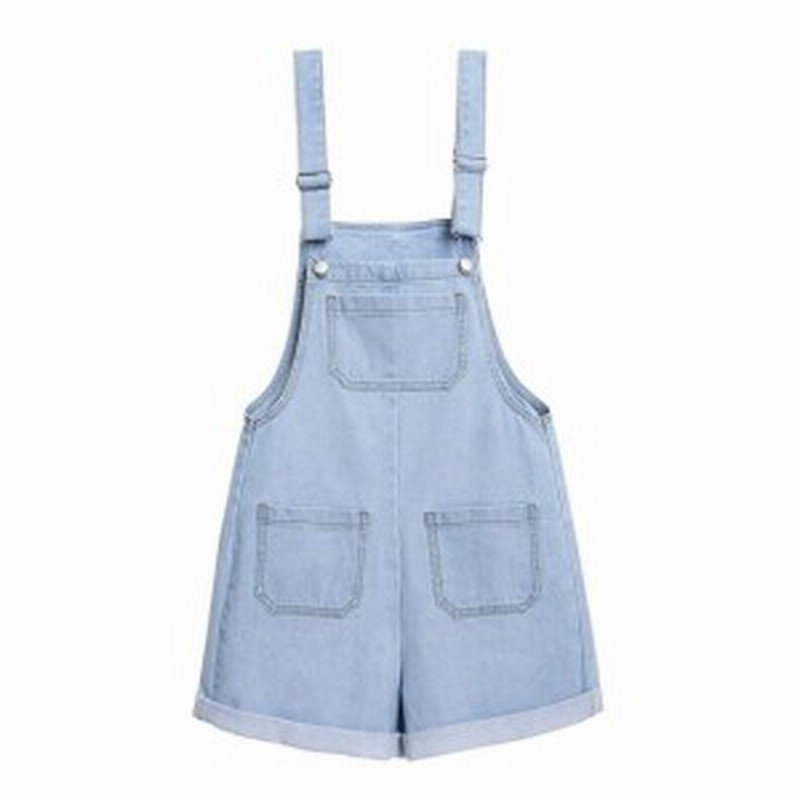 カジュアルデニムサロペット オーバーオール ショートパンツ ボーイッシュ ベーシック 春夏 レディース 代 30代 旅行 女子会 通学 通販 Lineポイント最大1 0 Get Lineショッピング