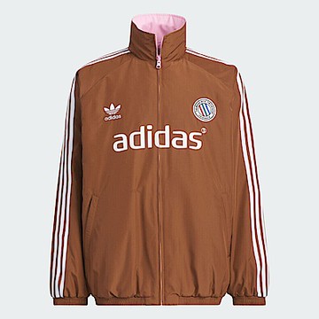 Adidas Adc Rev Pad Tt JL8353 男 立領外套 運動外套 休閒 穿搭 棕粉 亞版