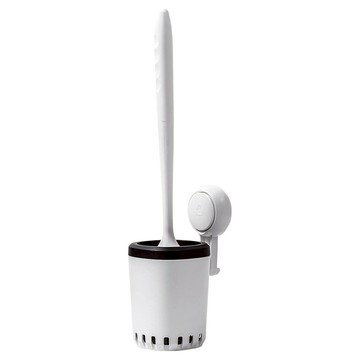 TAILI 太力 壁掛馬桶刷置物架 附馬桶刷 AW651  41 x 11.9 x 9.2cm  白色  1個