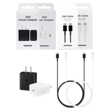 Samsung三星 原廠 25W PD 3.0超快充T2510+3A,1.8m 雙Type C 線DX310 (公司貨)
