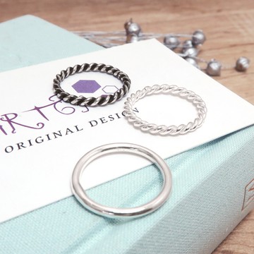 ART64 純銀 寬版圓線戒 純銀戒指 線戒 尾戒 男戒 女戒