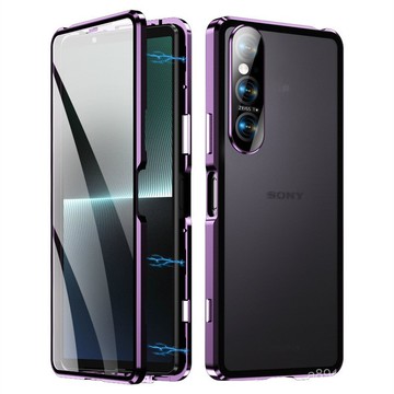 💕臺灣出貨💕適用索尼1 VII雙麵玻璃萬磁王 Xperia1-7代手機殻索尼1 VI手機殻