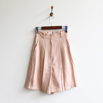 【蛋植物古著】春野氣息高腰闊腿古著短褲