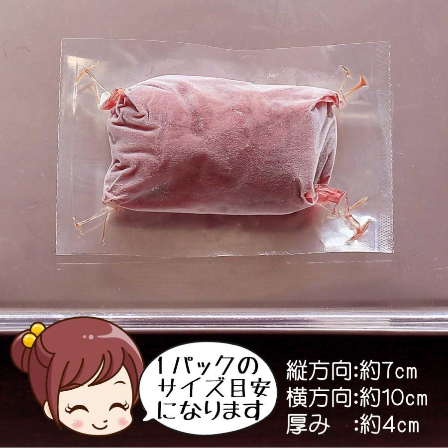 国産 会津 馬刺し 赤身モモ 約100g 冷凍