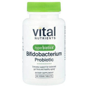 Vital Nutrients, Hyperbiotics®，雙歧杆菌益生菌，60 片全素片