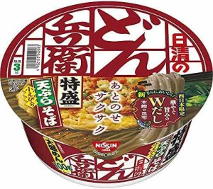 日清食品 どん兵衛 特盛天ぷらそば [西] 142g×12個