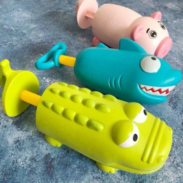 台灣出貨 鯊魚水槍 抽拉式水槍 玩具水槍 造型水槍 動物水槍 水槍玩具 大容量水槍 大型水槍 抽拉水槍 潑水節水槍