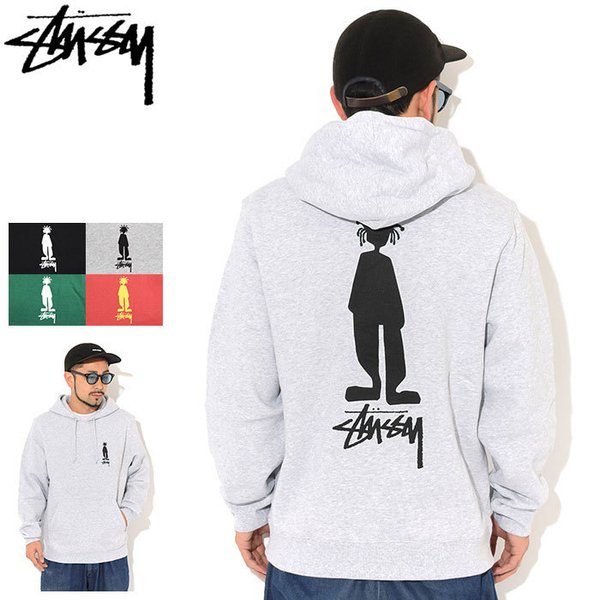 Old stussy シャドーマンパーカー袖丈58cm - トップス