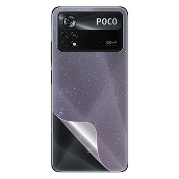 RHINO POCO X4 Pro 背蓋保護貼 超跑頂級包膜原料皮  通過檢測抗撞擊力達425公斤