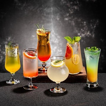 柯林杯酒吧果汁杯玻璃杯長島冰茶調酒杯子颶風杯莫吉托杯