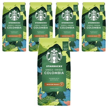 STARBUCKS 星巴克 特選系列 哥倫比亞單品咖啡豆  咖啡豆(無研磨)  200g  5包