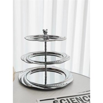 零食擺放盤串盤干果盤甜品臺擺件水果盤輕奢果盤家用客廳茶幾