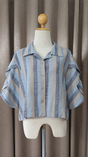 Loom & Leaf - 手捻棉手工編織襯衫