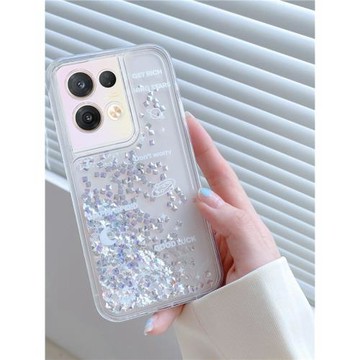 適用于oppoReno11手機殼10女款FindN3Flip防摔N2Flip方塊A1pro流沙Reno10pro+方塊A2包邊A97攝像頭A58軟殼A72