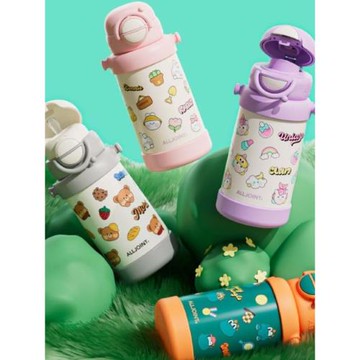 ALLJOINT瘋狂叢林兒童保溫杯316不銹鋼男女孩上學專用高顏值水杯