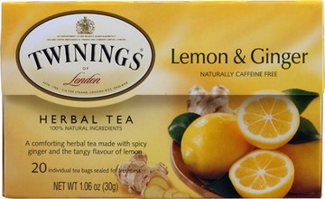 Twinings Herbal Tea Lemon & Ginger 20 Tea Bags