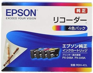 エプソン 純正 インクカートリッジ リコーダー RDH-4CL 4色パック