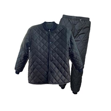 冬季棉襖棉褲套裝  勞保棉衣工作服內膽男士保暖防寒內穿工廠工人