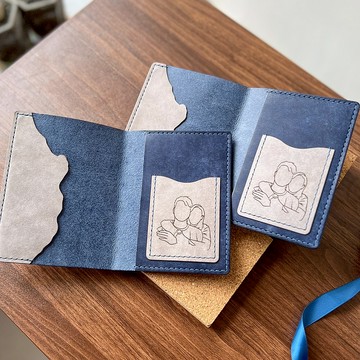 聖誕禮物獅子山護照皮套 / 人像畫護照本