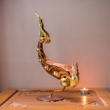 進口鐵藝燭臺擺件 北歐 浪漫復古供佛家用禪意餐廳燭光晚餐蠟燭臺