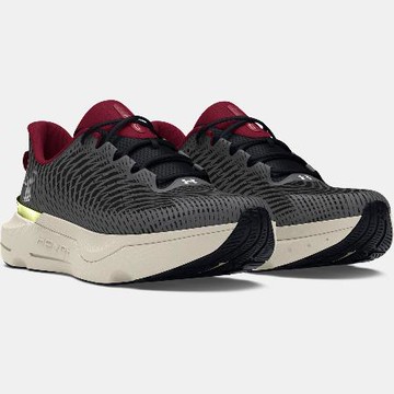 Under Armour UA 慢跑鞋 Infinite Pro On Display 男鞋 灰 紅 緩震 運動鞋 UA 3027756001