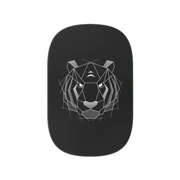 固架 MAX- MagSafe 兼容 黑 - Animal Silhouette / 動物剪影 - 幾何-動物系列/虎