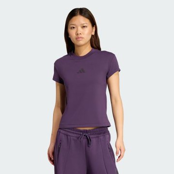 【adidas 愛迪達】 Z.N.E. 短袖上衣 T恤 女 JW7784