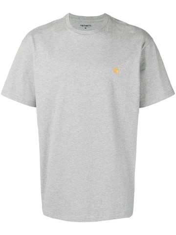 Carhartt WIP - logo T-shirt - men - Cotton - XXL - Grey