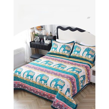 八層純棉紗布床蓋毯三件套四季通用可鋪可蓋成人毛巾被全棉鋪床單