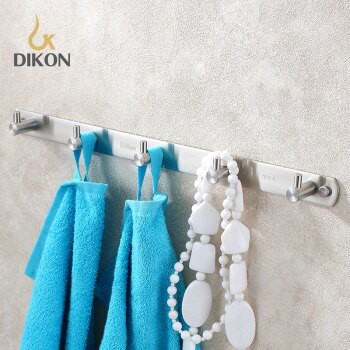 【帝鋼衛浴】304不鏽鋼掛衣鈎（五鈎）TBA-0116