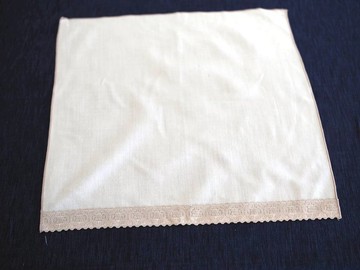 花狀手工刺繡小花布巾