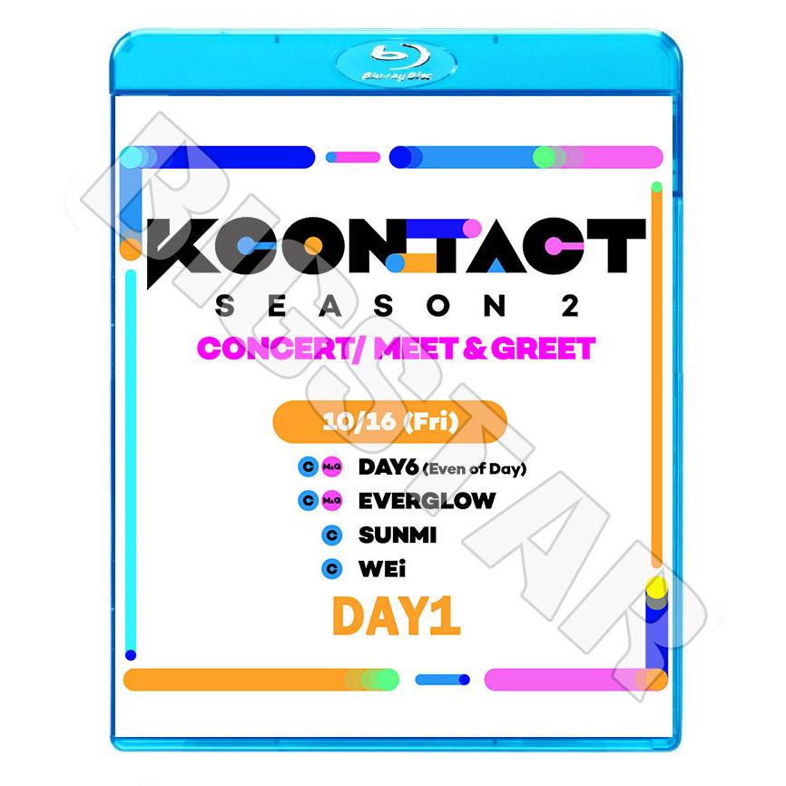 Blu-ray KCONTACT SEASON2 DAY1 2020.10.16 LIVE コンサート ブルーレイ KPOP DVD メール便は2枚まで