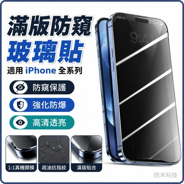 滿版保護貼 防窺 玻璃貼 適用 蘋果 iPhone 16 15 14 13 12 11 pro max 16e 抗藍光