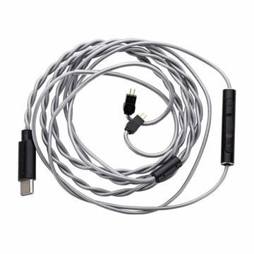 MOONDROP 水月雨 0.78雙插針耳機 升級線 TYPE-C線控帶麥  1個  黑色  CDSP