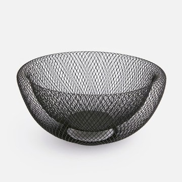 伊登鐵線缽24.5cm 黑